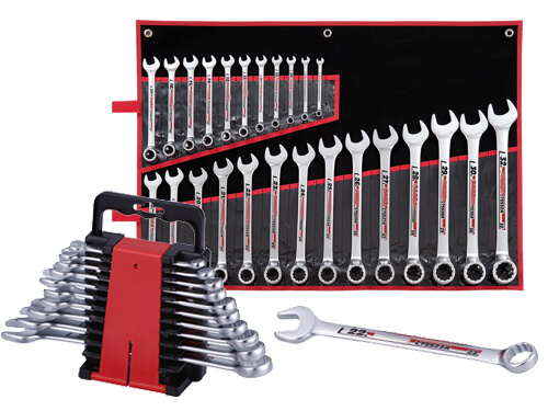 Set of combination wrenches